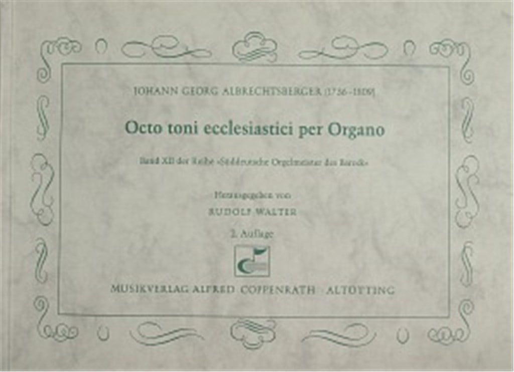 Octo toni ecclesiastici per Organo